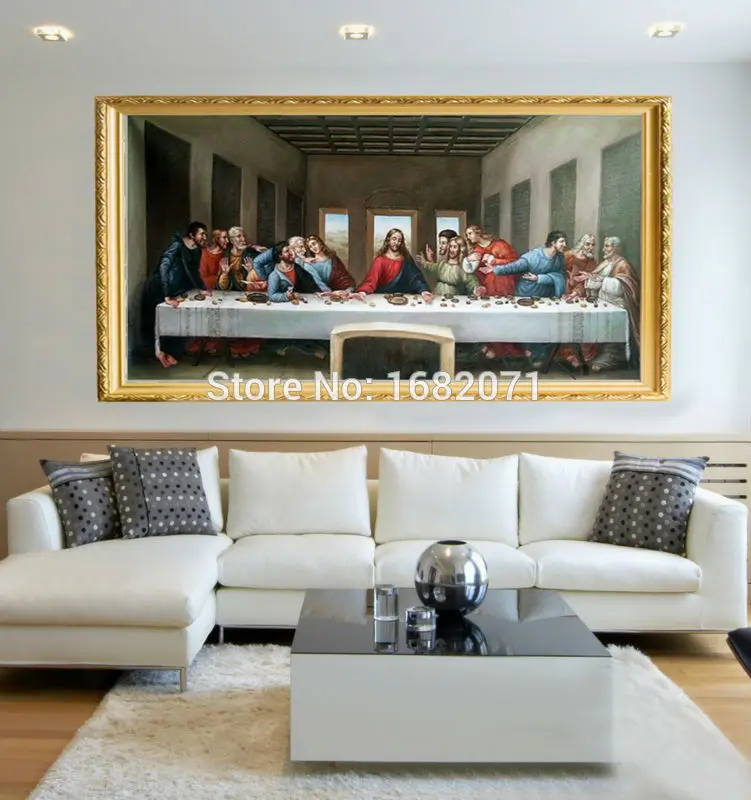 

Professional Artist Handmade High Quality Classical Europe Jesus The Last Supper Oil Painting On Canvas Wall Artwork Decorative