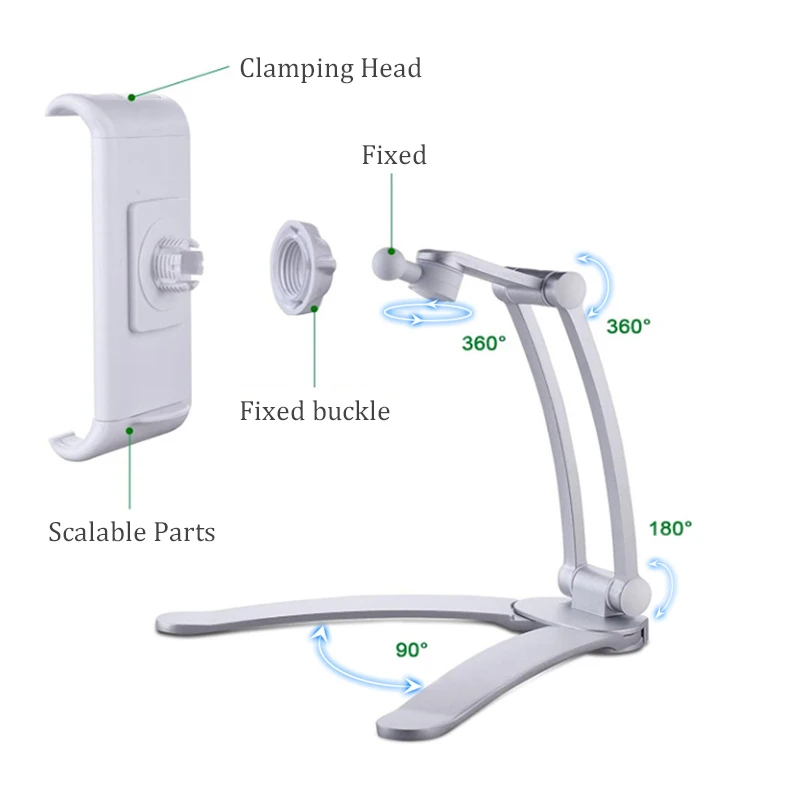 2 в 1, настенный стол, кухонная Подставка для планшета, плавающая подставка из алюминиевого сплава, настольный держатель для ленивых, поддержка для iPad samsung 4-10," планшета