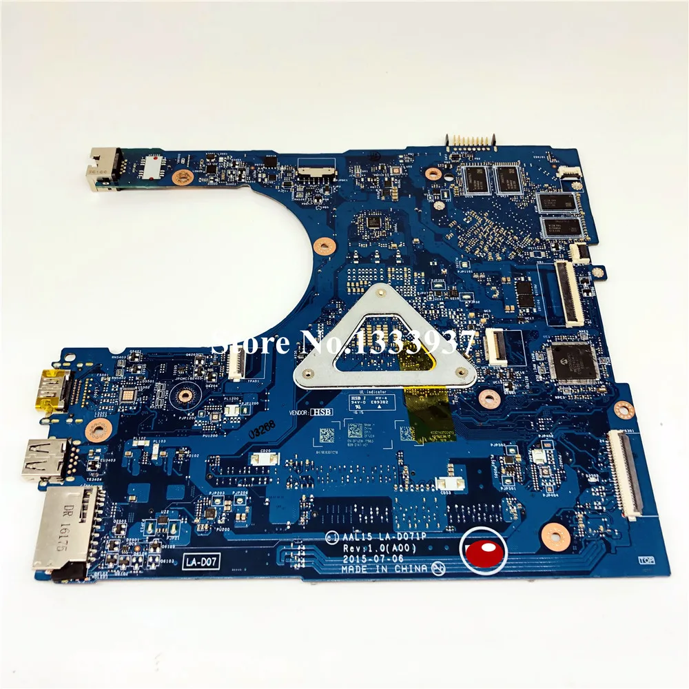 incredible  Mainboard CN-0F1J0W 0F1J0W F1J0W FOR Dell Inspiron 15 5759 5559 Laptop Motherboard AAL15 LA-D071P S