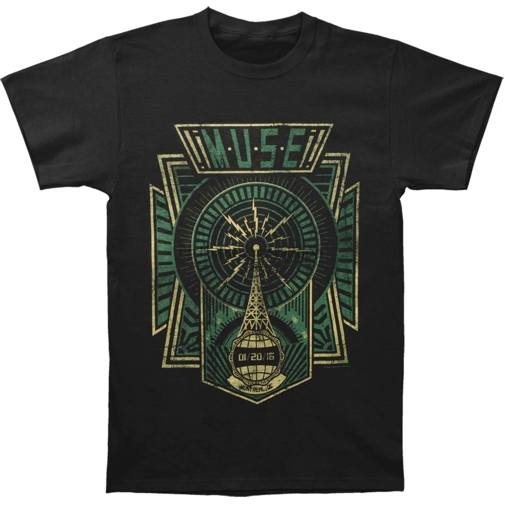 

2018 New Summer Men Hot Sale Fashion Muse Men Broadcast T Shirt Size S To 3Xl Print T Shirt Men Summer Style Fashion