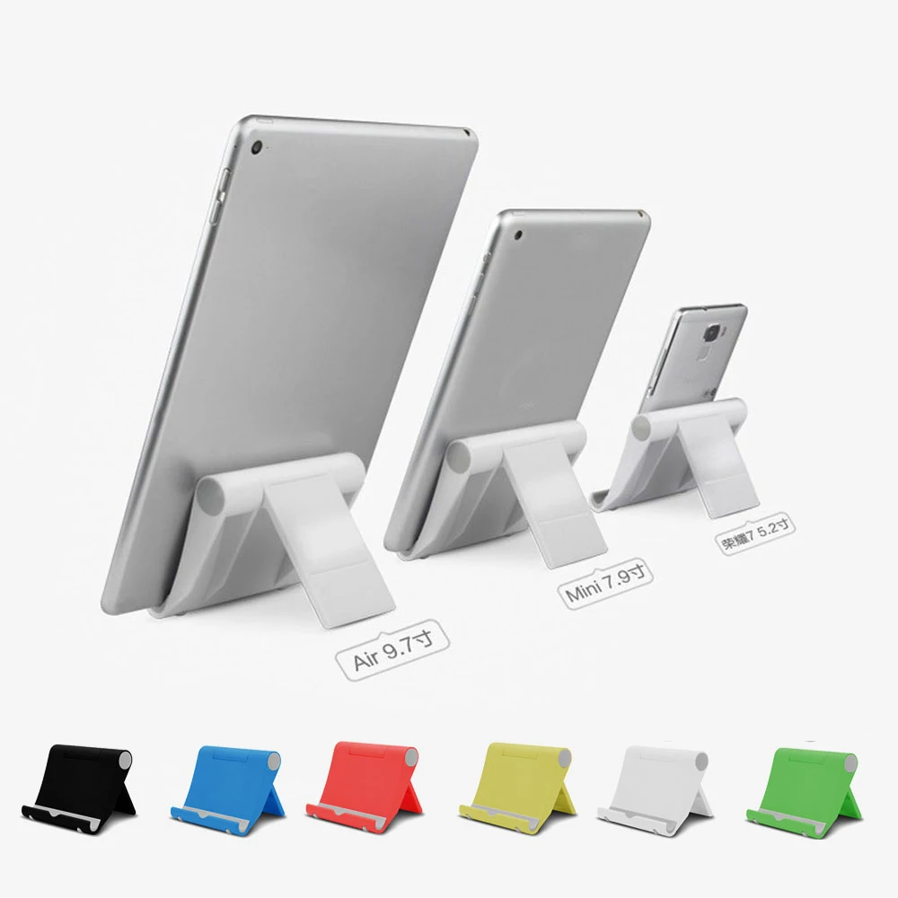 

Universal Phone Tablet Holder 270 Adjustable Mini Desk Stand Anti Slide Silicone Rubber for iPhone iPad Samsung Xiaomi Huawei