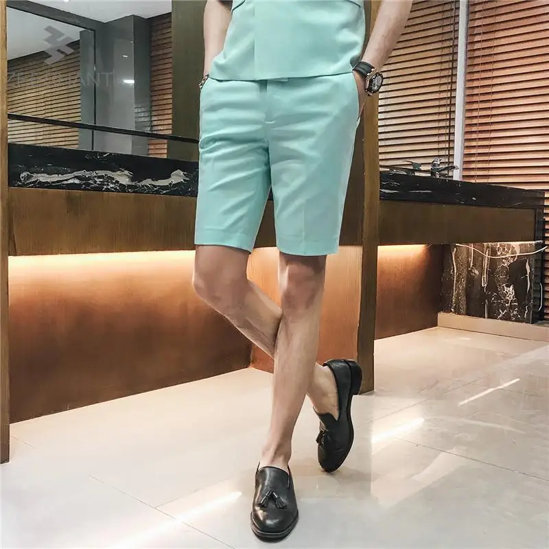 Summer Wedding Dress Half Length 2018 Brand New Suit Pants Male Good