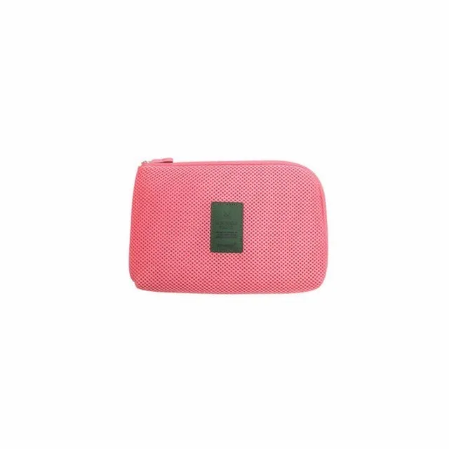 Cosyde креативный противоударный цифровой USB зарядный кабель для путешествий, чехол для наушников, косметические аксессуары, сумка - Цвет: red