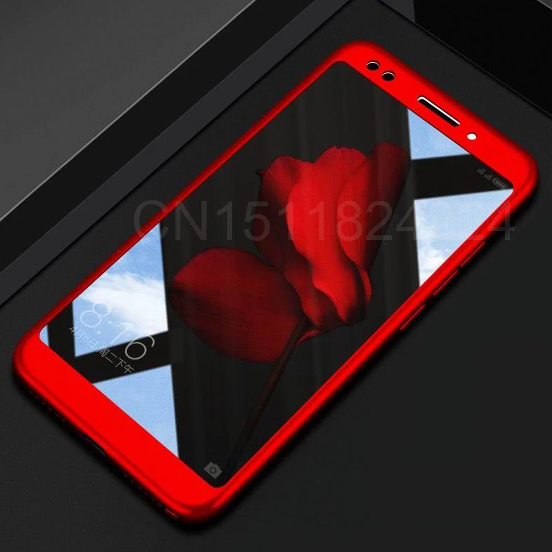 Nova Lite 2017 360 Full Protective Phone Case For Huawei Y6 Pro 2017 Case For Huawei P9 Lite Mini Cover SLA-L22 Tempered Glass  (5)