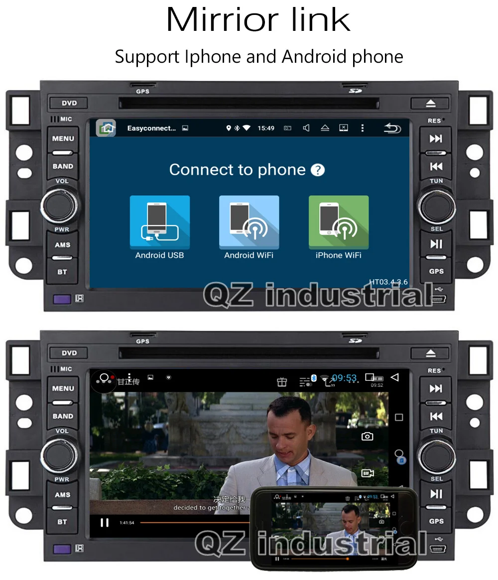 Best QZ industrial HD 7" Android 8.1 for Chevrolet epica aveo capativa tosca Car DVD player Navi GPS 3G 4G WIFI Radio RDS BT SWC Map 8
