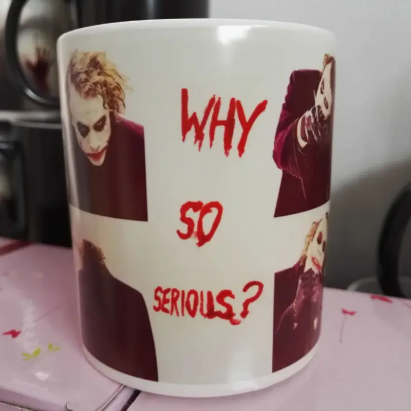 Новый дизайн кружка с изменением цвета Joker чайная чашка Термочувствительная