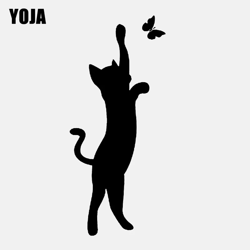 YOJA 34 9 см * 80 забавные животные бабочка зал художественные наклейки для дома
