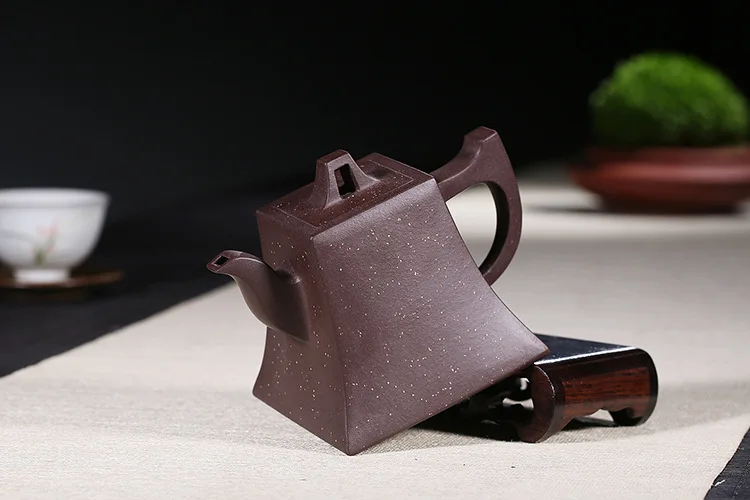Исин рекомендуется Аутентичные работы ручной работы ван Фанг penghu-glance серии металлический пурпурный глина чайный набор кунг-фу чайник