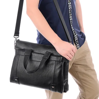 

New Fashion leather Men Messenger Bags WaterProof Multifunctional Hot Sale men shouler bag Famous Brand Hot Men Bag