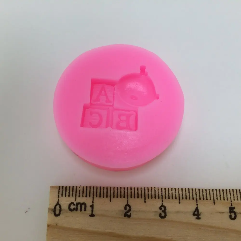 

X1006 baby abc silicone mini molds Cake Decorating Tools