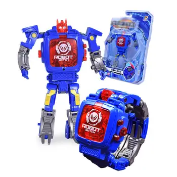 

LeadingStar Creative Manual Transformation Robot Toys Children Electronic Watch Intelligence Development Deformed Robot Toy
