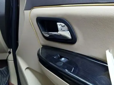 Автомобильные аксессуары, глянцевая ПВХ автомобильная дверь, краевой зазор, линия интерьера, точечный молдинг, аксессуар, украшение, клейкая решетка, ударная