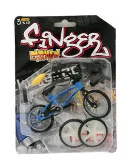 Мини-Пальчиковый BMX велосипед Флик Трикс Finger Bikes игрушки BMX модель велосипеда велосипед Tech Deck гаджеты Новинка кляп игрушки - Цвет: Черный