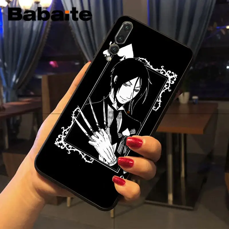 Babaite Черный Дворецкий Kuroshitsuji ТПУ Мягкий силиконовый чехол для телефона huawei mate 10