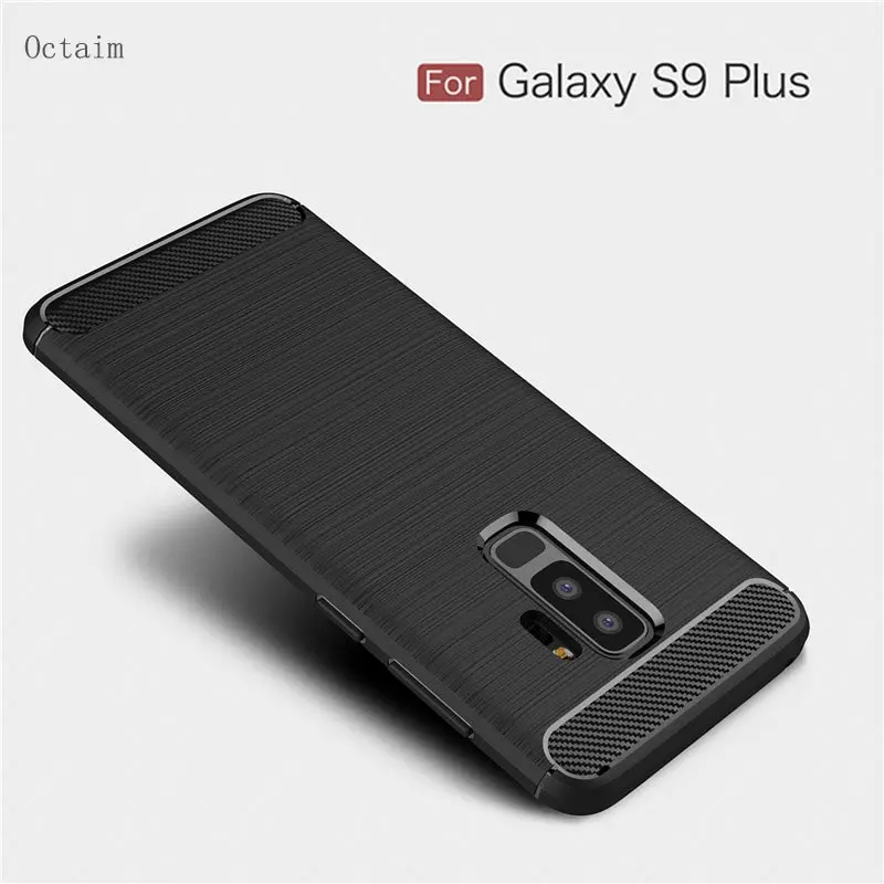 Phone Case For Samsung Galaxy S9 S8 Plus Note 8 9 Carbon Fiber Soft Shockproof Cover S7 S6 Edge A5 A8 J5 J7 2017 2018 |