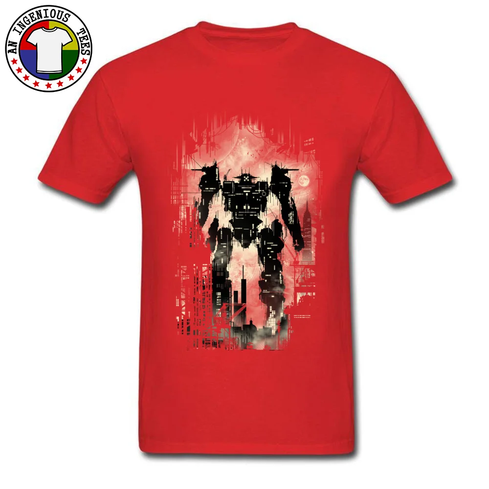 The Builder Printed On Tops T Shirt Short Sleeve for Men Pure Cotton Summer/Autumn Crew Neck T Shirt Design Sweatshirts Funny The Builder red