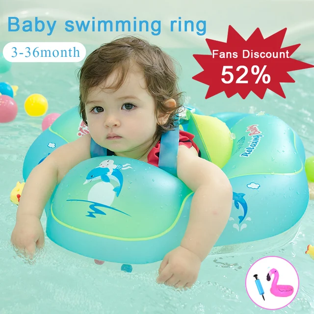 US $8.80 0-6 Age PVC inflatable swimming ring baby bath swim circle children's Arms Ring swim pool for newbo