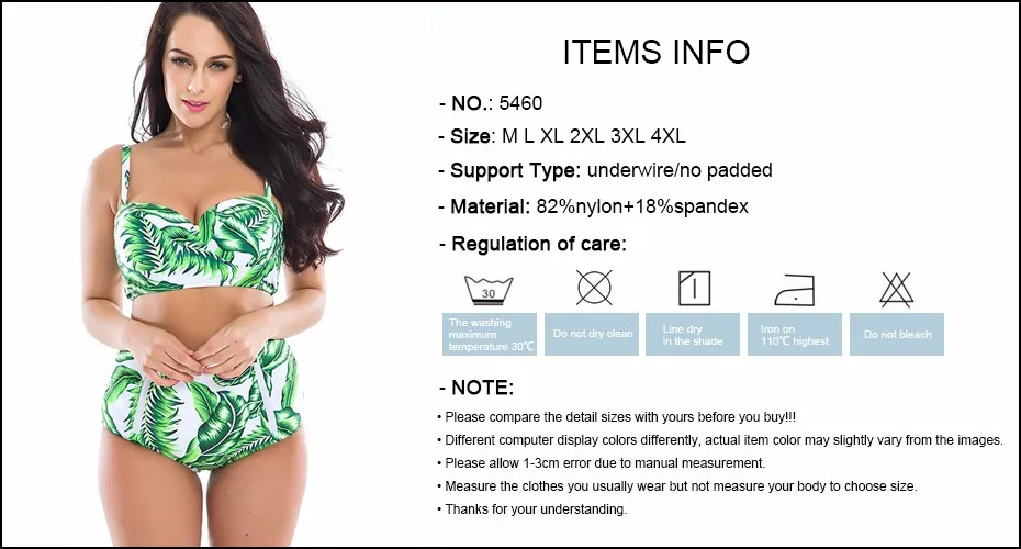 size info