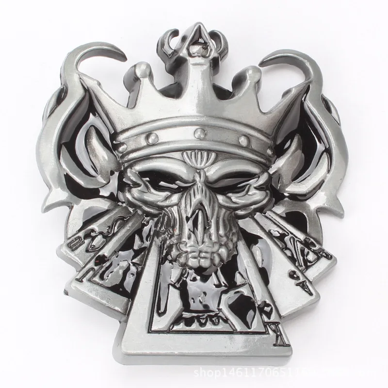 

Poker King personality big head belt buckle