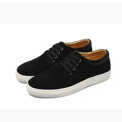 Высококачественная роскошная мужская обувь на шнуровке, дешевая обувь из натуральной кожи с круглым носком, Мужская офисная обувь, большие размеры 38-47 - Цвет: Black