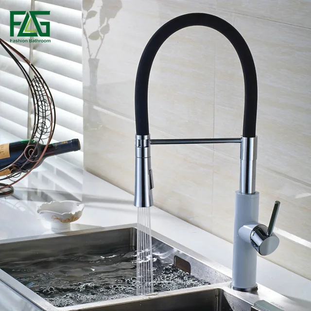 FLG Englisch Stil Küche Wasserhahn Weiß & Chrome All Around Drehen ... FLG Englisch Stil Küche Wasserhahn Weiß & Chrome All Around Drehen ...