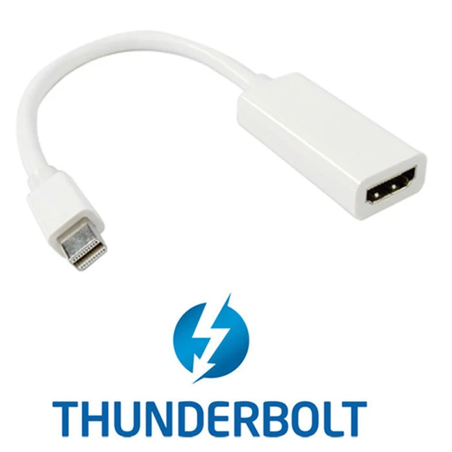 Thunderbolt Mini Displayport To Hdmi Adapter Cable With Audio Video For Macbook 2012 Surface Pro Pro2 - Pc Hardware Cables & Adapters - AliExpress