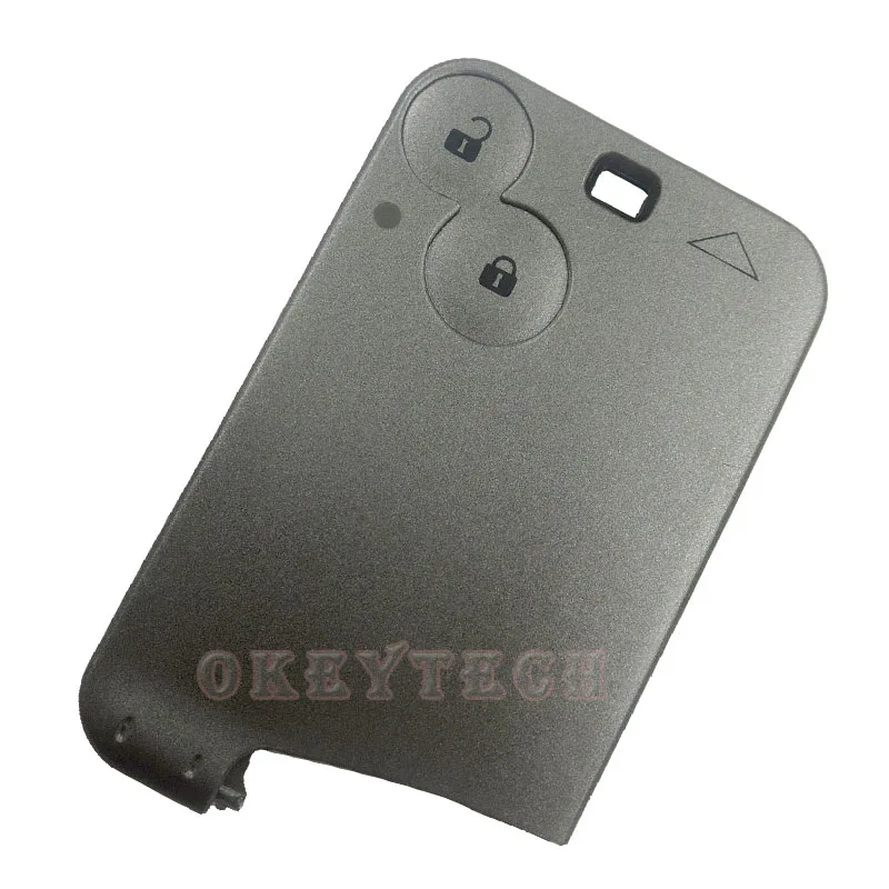 

Genuine For Renault Laguna 2 Buttons Smart Key Card Remote Car Key Shell Free Shipping Cover Case Replacement FOB Without Blade
