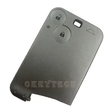 Genuine For Renault Laguna 2 Buttons Smart Key Card Remote Car Key Shell Free Shipping Cover Case Replacement FOB Without Blade