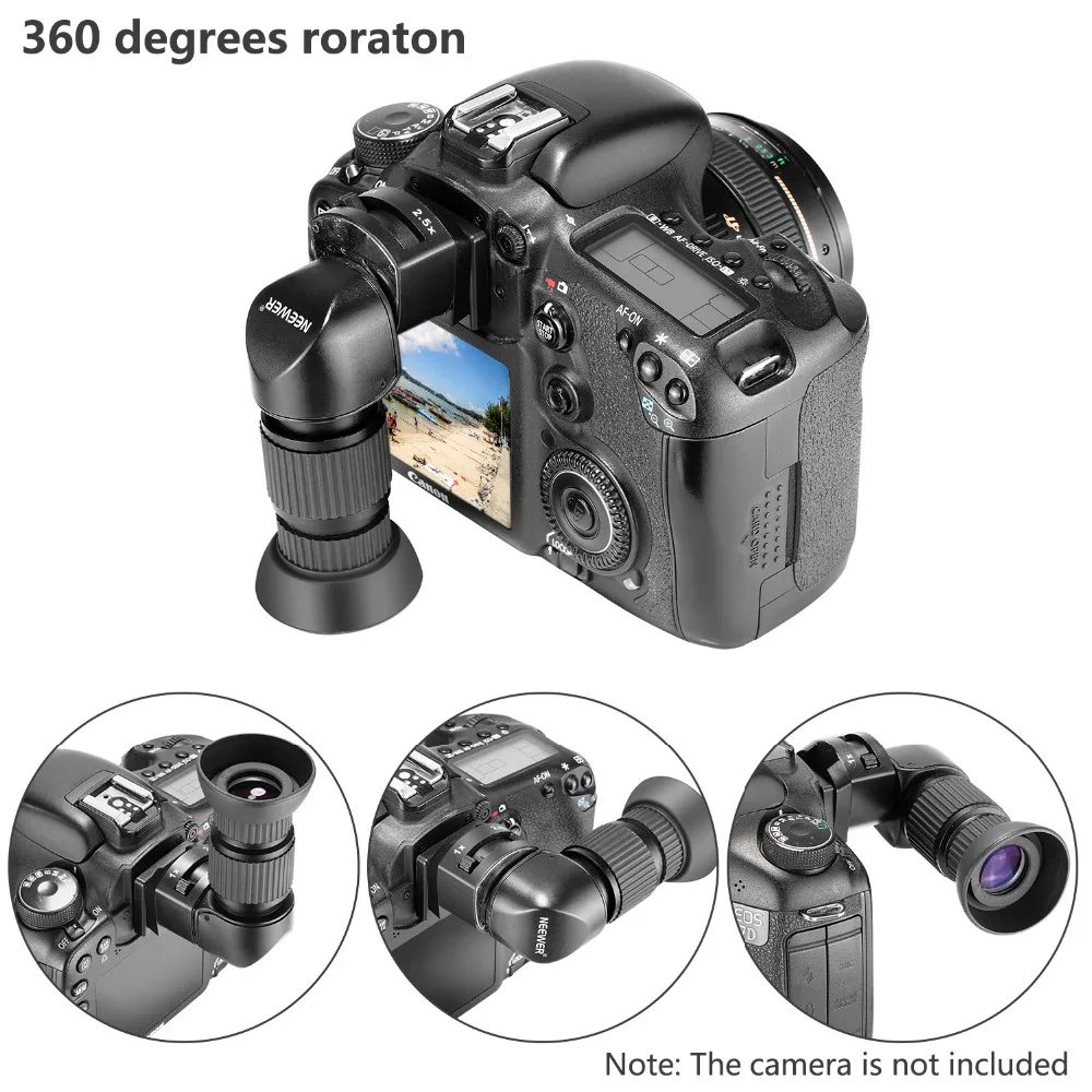 Neewer Perfect 1x 2.5x прямой видоискатель для Canon Nikon и других цифровых зеркальных