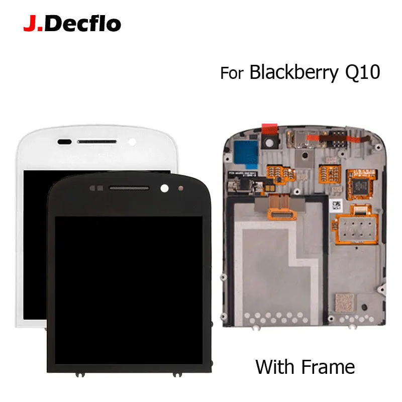 

Replacement Parts For BlackBerry Q10LCD Display + 100% Tested Touch Screen Digitizer Assembly With Frame Original 3.1 Inch