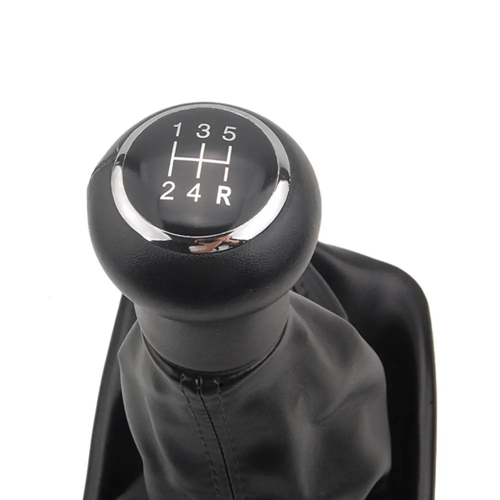 

5 Speed Car Gear Shift Knob Gaiter Boot Cover Frame for AUDI A6 C5 A4 B5 A8 D2 1998-2000