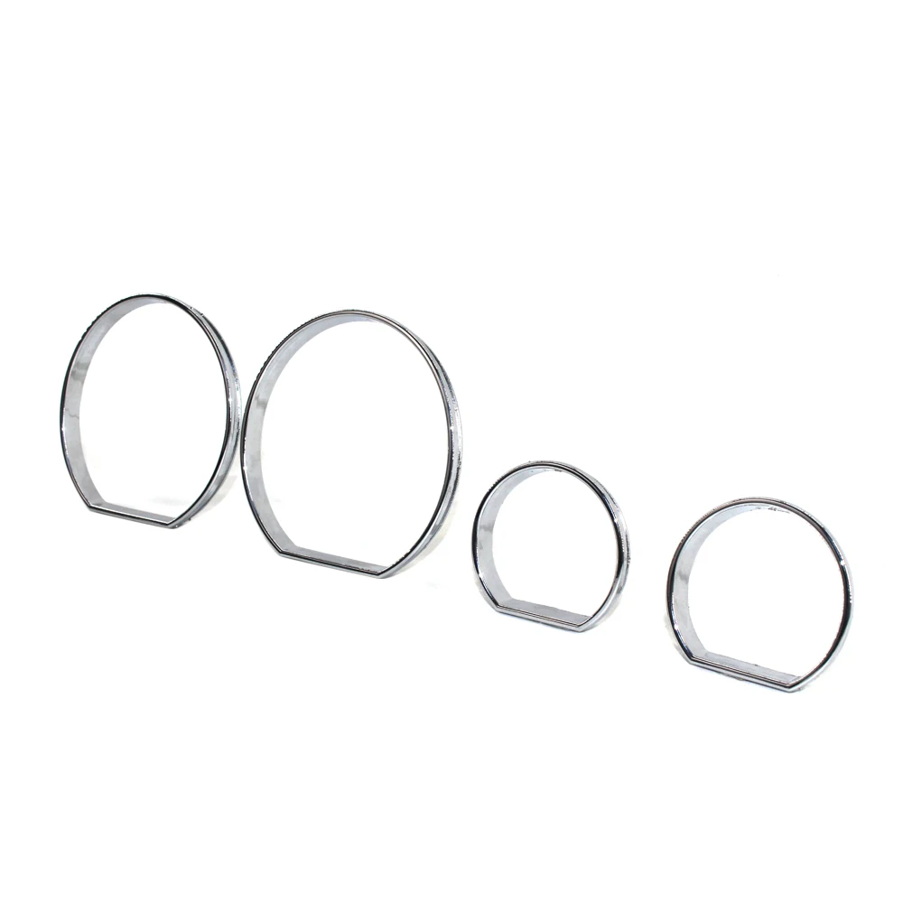 

Car Styling Chrome Gauge Cluster Dashboard Bezel Rings Trim Dial Rings Bezel Speedometer Frame for BMW E46 1999-2006