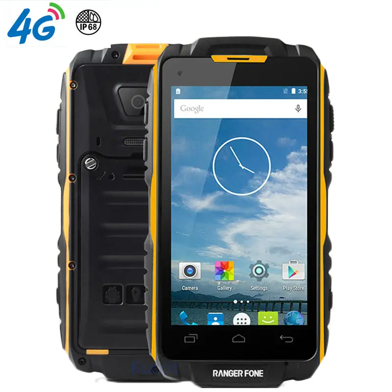 Ranger fone S18 водонепроницаемый ударопрочный телефон прочный Android смартфон MTK6735 четырехъядерный 4," 2 Гб ram min 4G LTE gps