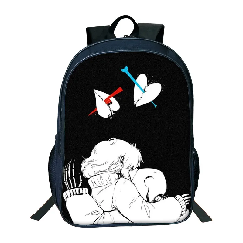 2019 Undertale рюкзак косплей аниме Саны И Папируса Оксфорд сумка Школьный дорожная на