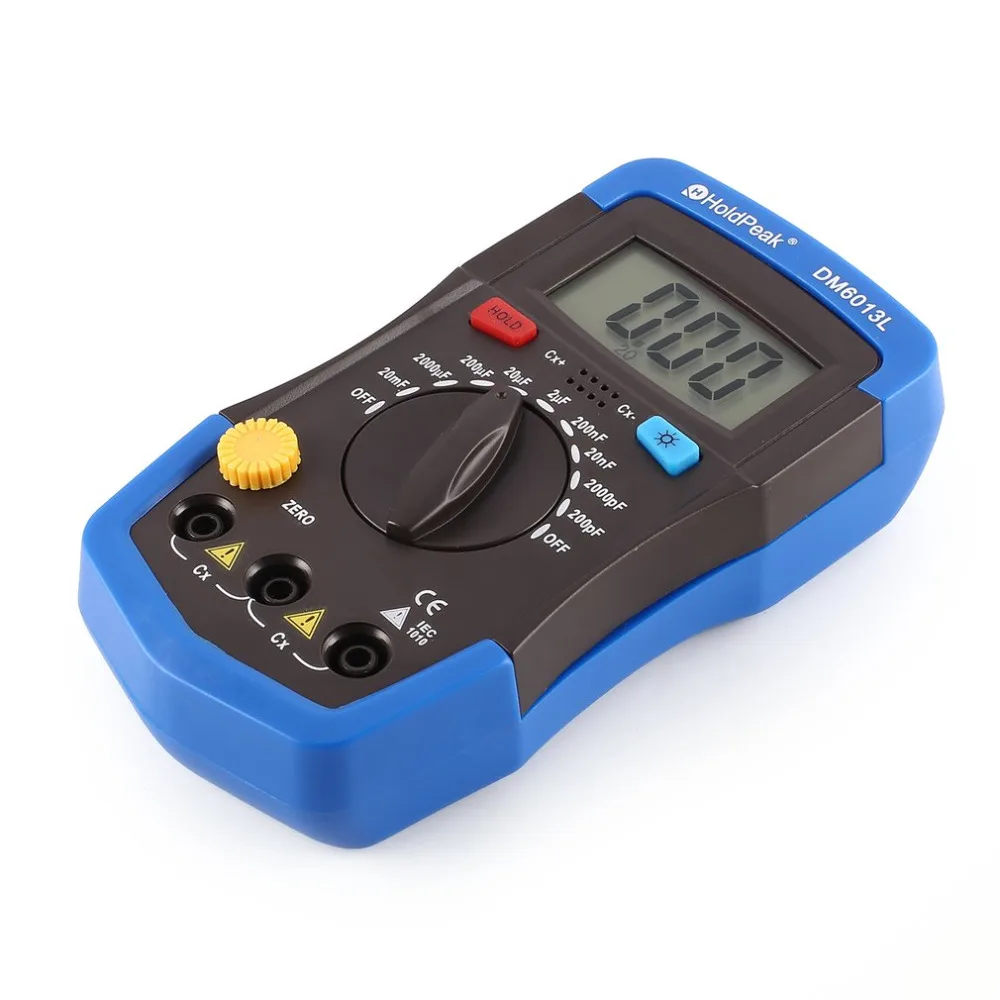 DM6013L capacimetro Capacitância Capacitor Medidor Handheld multímetro