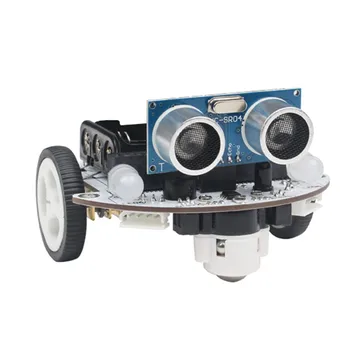 

2WD Programmable Robot Car Kit Unfinished Microbit Robot Car RC Smart Car Kit (w/o w Microbit Board)