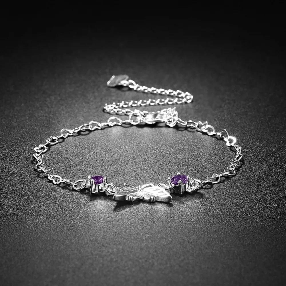 

925 silver fashion trend lady exquisite anklet H636 sterling silver beautiful female gift fashion trend anklet