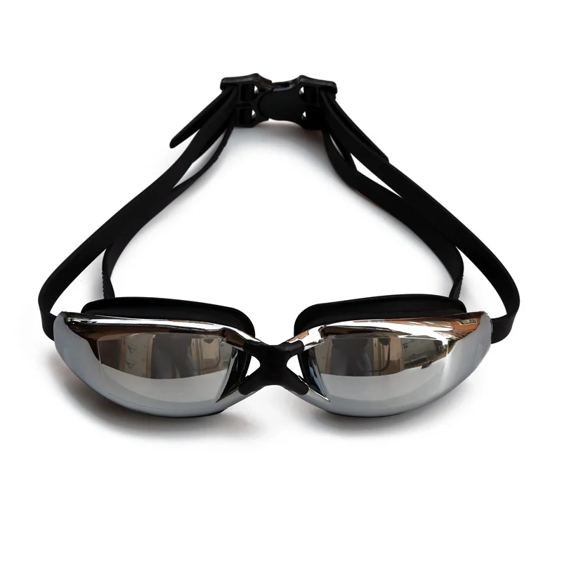 

2018 Adult HD Colorful Plating Flat Swimming Goggles Anti Fog Waterproof Eyeglasses Professional Electroplate Swim Glasses