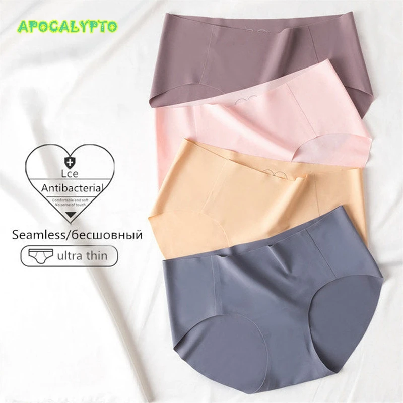 

Women Seamless panties Women's cotton panties Panty Underwear Female Comfort Intimates Female Mid-Rise Briefs 6 Colors Lingerie