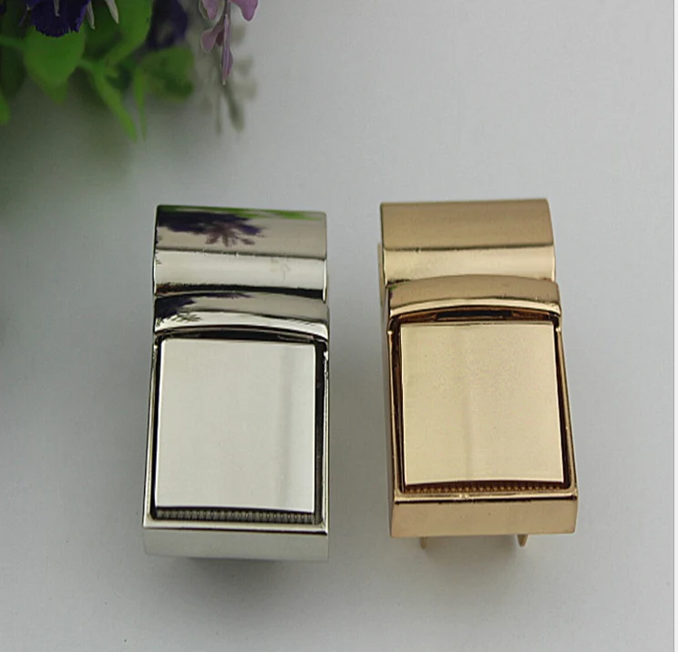 

Luggage hardware accessories Pale gold silver die-casting twist lock Mortise lock bag lock