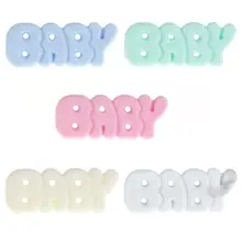 子供おしゃぶり手紙かわいいソフト看護おしゃぶりビーズスーザが Bite 歯が生える用品 Diy ネックレスペンダント安全 BPA 送料 W77(China)