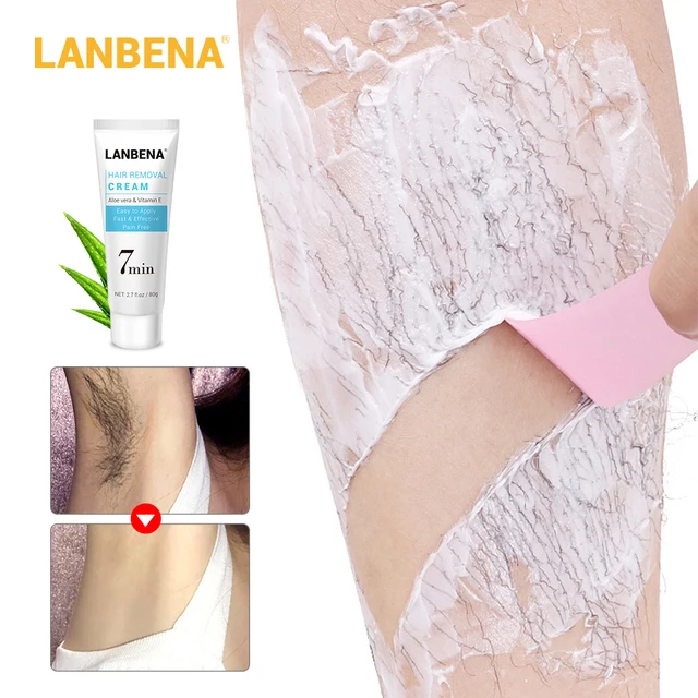 LANBENA Hair Removal Cream  Removal Depilation Gentle Not Stimulating Repairing Painless Epilator Nourishing Effective Body Care