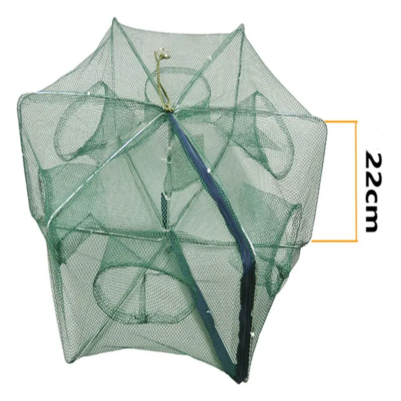 

4-16 hole concealed enhanced automatic fishing net nylon shrimp crab trap crab trap fishing tool