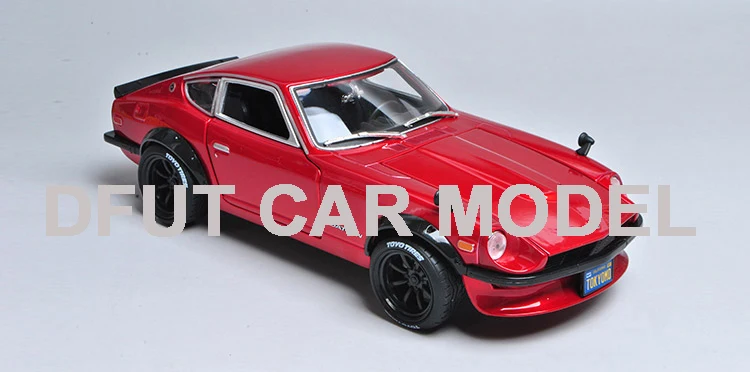 Игрушечный автомобиль из 1:18 сплава, бизнес-модель Nissan Datsun 240Z, оригинальные авторизованные Аутентичные автомобили для подарков и коллекций