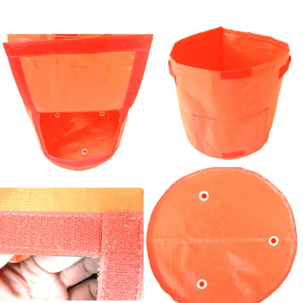 DIY картофельные помидоры садовые посадочные сумки садовые горшки 7/10 плюс выращивание плантатора из полиэтиленовой ткани посадочный Контейнер Мешок утолщенный садовый горшок