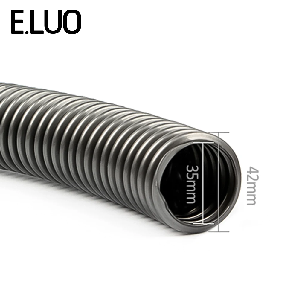 Внутренний диаметр 35 мм внешний 42 мм EVA пылесос сильфон резьбовой шланг Прочный гибкий труба с высокой температурой