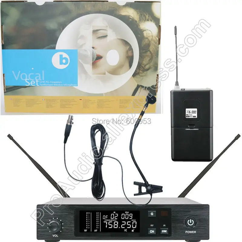 Беспроводной микрофонный инструмент MICWL UHF QLX микрофон с зажимом система
