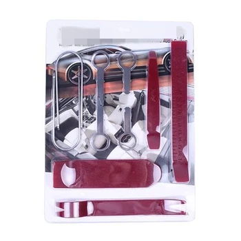 

10pcs Car Audio Disassembly tool Auto Car Removal Repairing Pry Tools Kit high hardness Thickened opp packaged