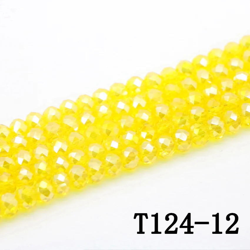 12 Natural bright yellow Croatia crystal beads (14)(1)
