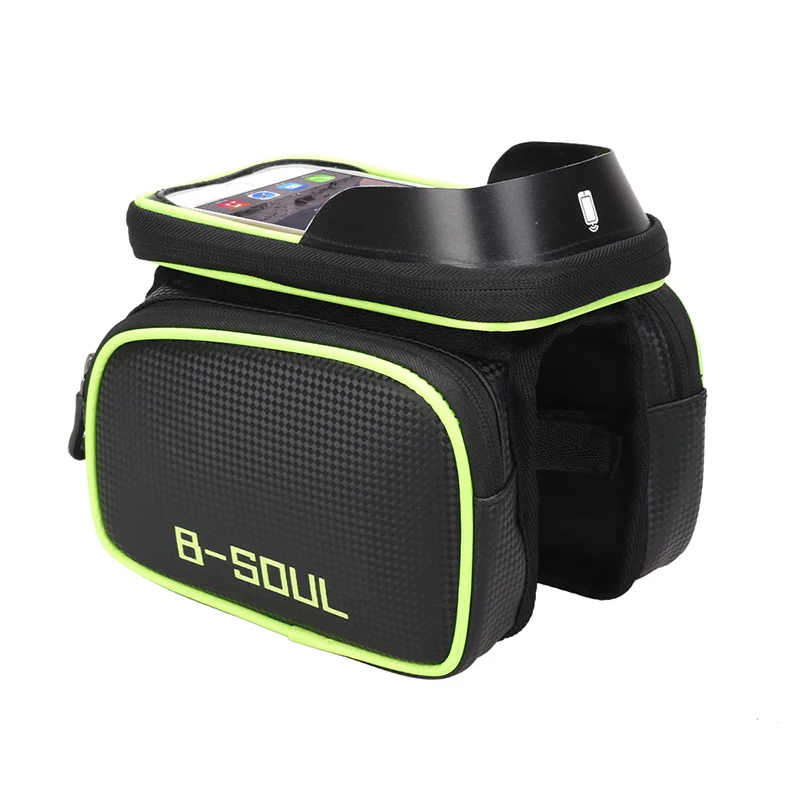 Clearance B-SOUL Bicycle Front Touch Screen Phone Bag On The Frame Mountain Bike Top Tube Bag Cycle Panniers Bag For Bicycle Accessories 3 Clearance B-SOUL Bicycle Front Touch Screen Phone Bag On The Frame Mountain Bike Top Tube Bag Cycle Panniers Bag For Bicycle Accessories 3